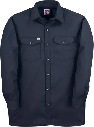Regular and Big and Tall Long Sleeve Premium Work Shirts to 5XB and 5XT in 5 Colors Made in Canada