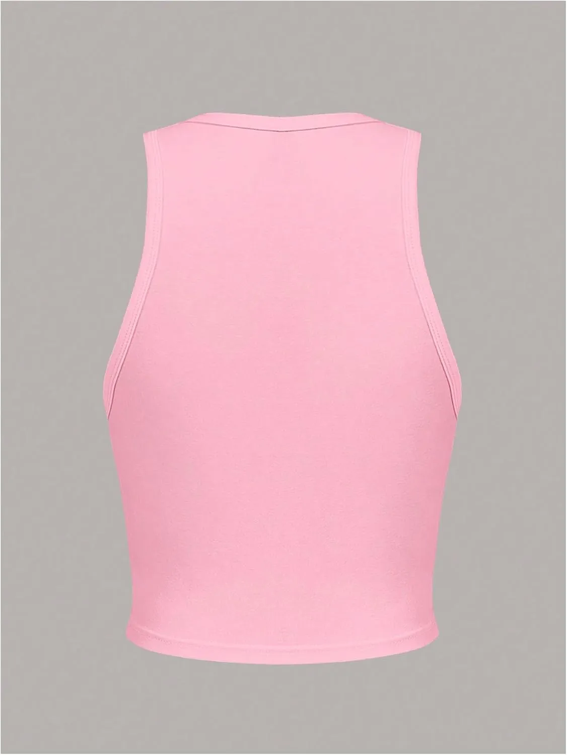 SHENHE Women's Y2k Cherry Tank Top Crew Neck Graphic Fitted Sleeveless Crop Tank Shirt