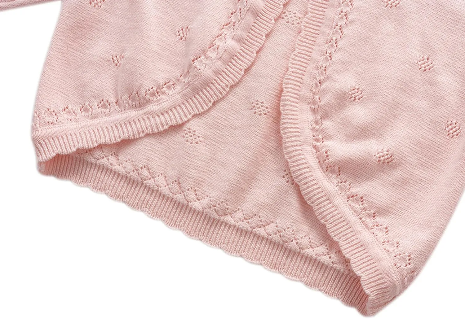 Toddler Girls Knit Cropped Bolero Shrug Little Kids Long Sleeve Open Front Cardigan Sweater, 6Months-7Years