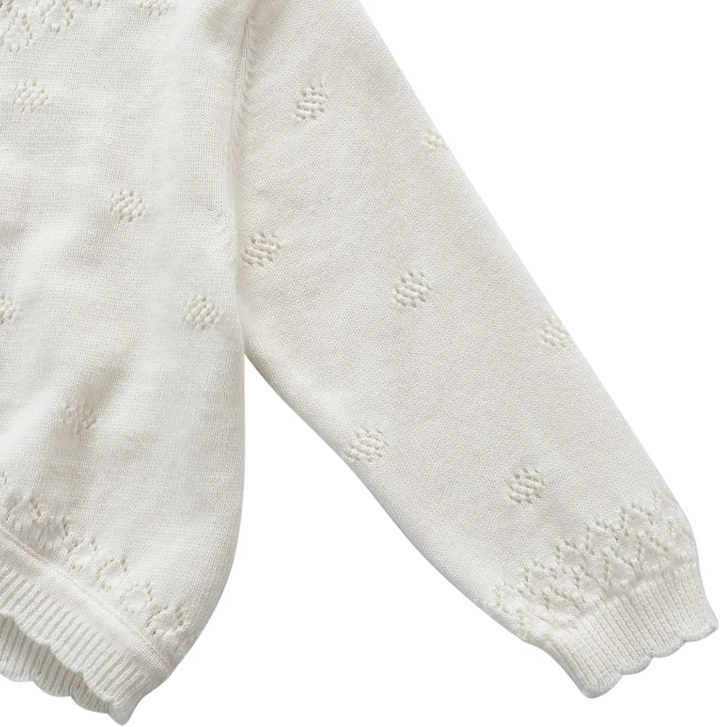 Toddler Girls Knit Cropped Bolero Shrug Little Kids Long Sleeve Open Front Cardigan Sweater, 6Months-7Years