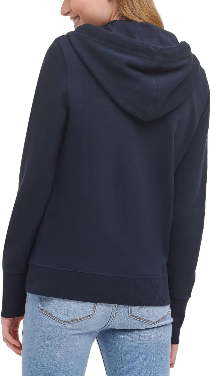 Tommy Hilfiger Women's Zip-up Hoodie  Classic Sweatshirt With Drawstrings and Hood