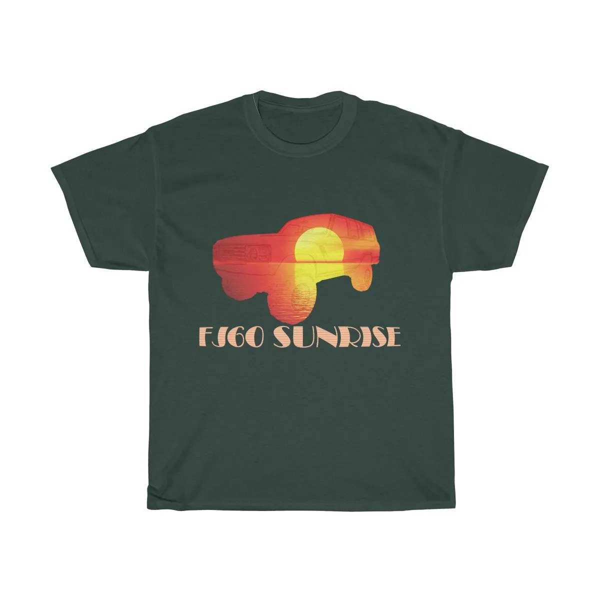 Toyota Land Cruiser "FJ60 Sunrise" T shirt by Reefmonkey - Artist Matthew Lillis