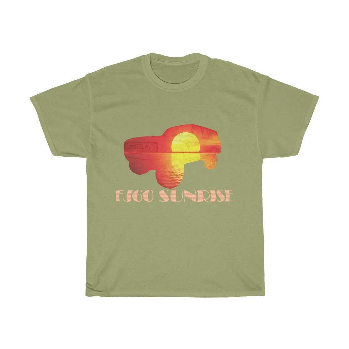 Toyota Land Cruiser "FJ60 Sunrise" T shirt by Reefmonkey - Artist Matthew Lillis
