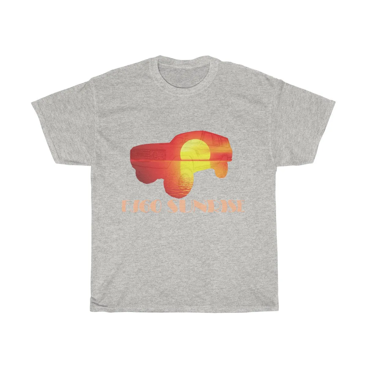 Toyota Land Cruiser "FJ60 Sunrise" T shirt by Reefmonkey - Artist Matthew Lillis