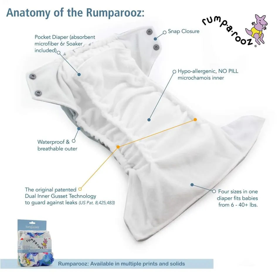 Twins Cloth Diaper Bundle - Original with Bamboo Inserts :: 48 pack 