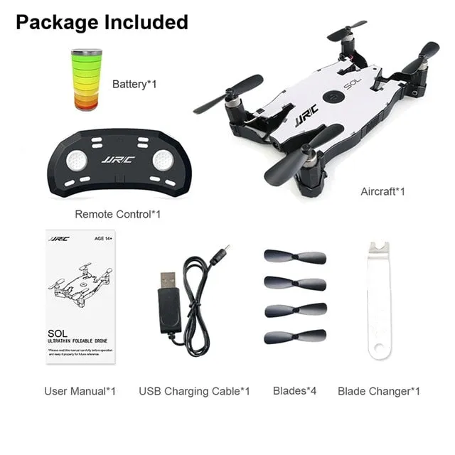 Ultrathin Wifi FPV Selfie Quadcopter Drone with Camera