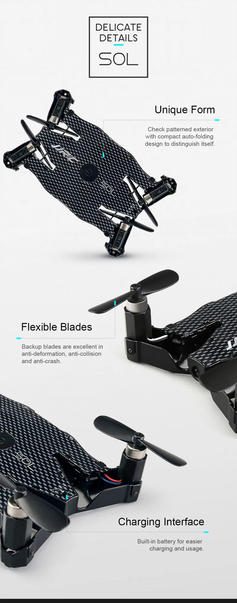 Ultrathin Wifi FPV Selfie Quadcopter Drone with Camera