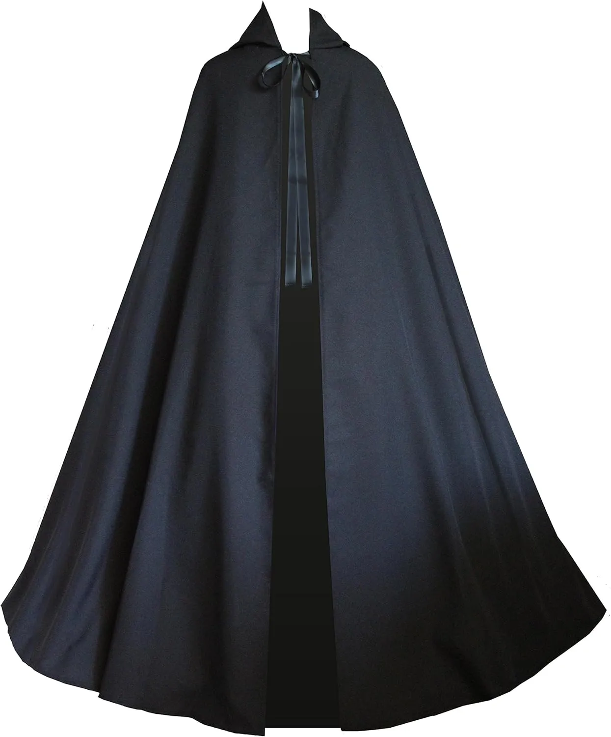 Victorian Vagabond Gothic Steampunk Cloak Medieval Renaissance Shakespeare Black Cape