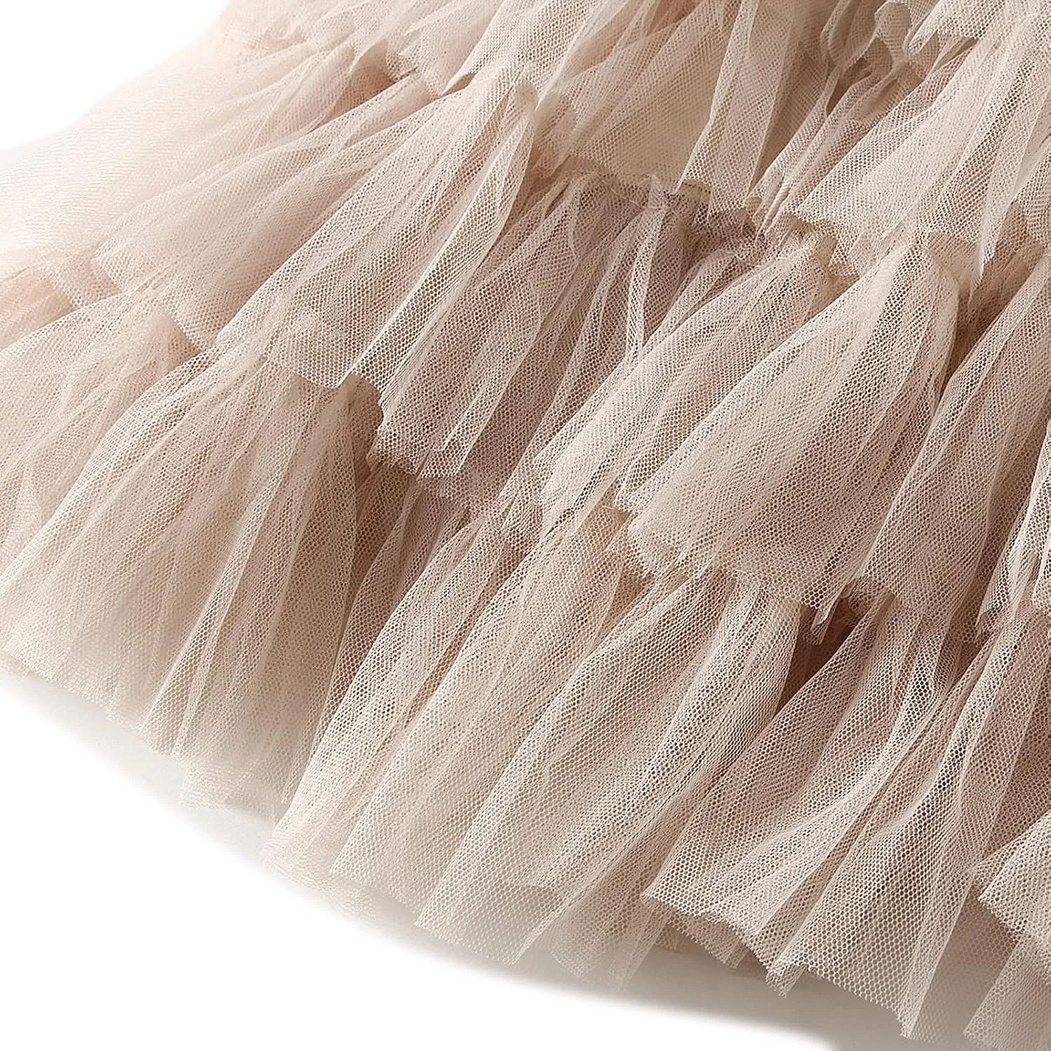 Women Long Tulle Skirt Elastic High Waist Floral Print Layered Mesh Skirts Fashion Party Club A Line Midi Skirt