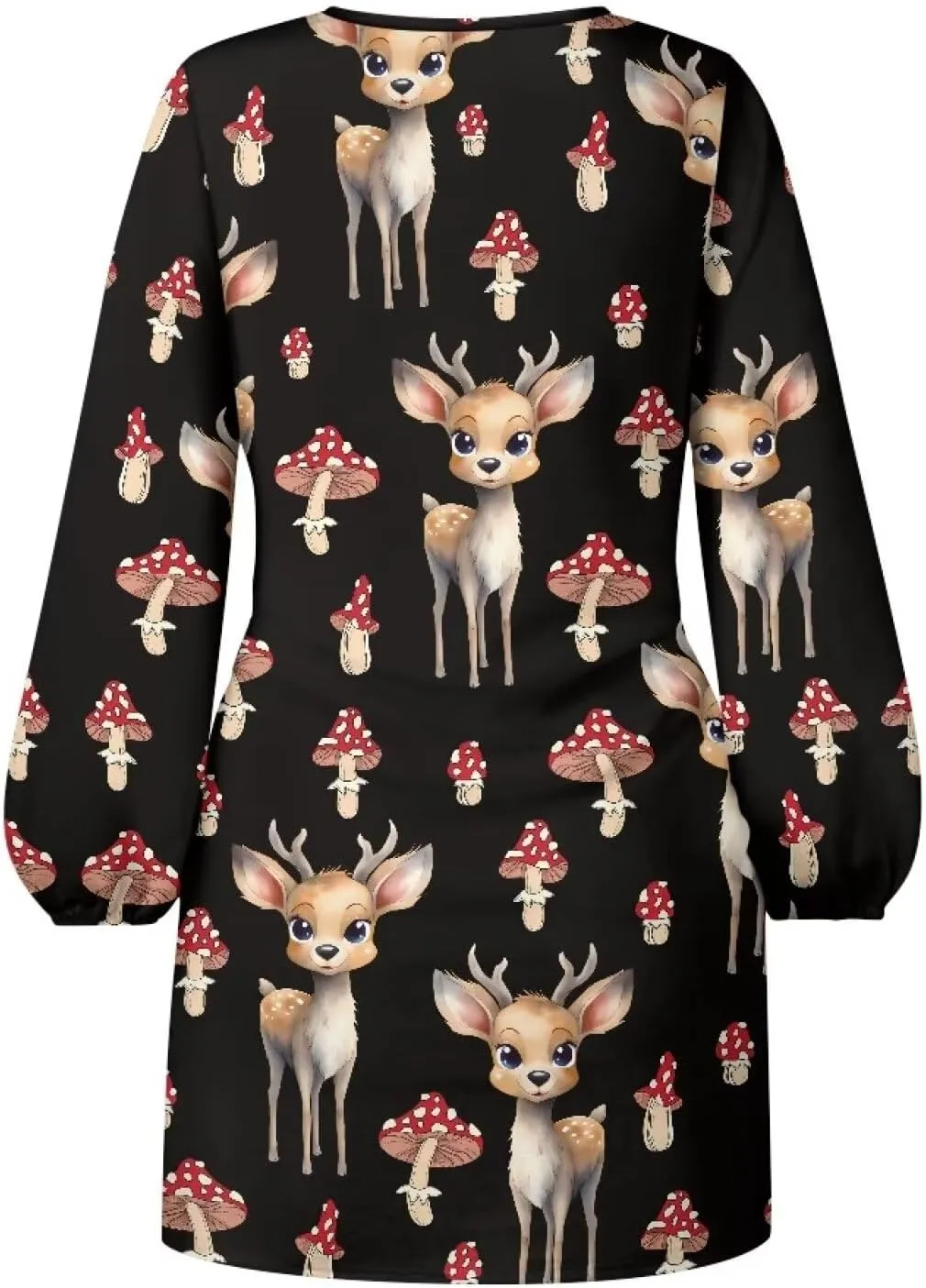 Womens Elegant Long Sleeve Dress Crewneck Tie Waist Ruched Mini Dresses Spring Summer A Line Outfits Casual Shirts