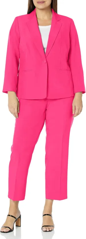 Women's Plus-Size Blazer & Pant, 2pc Set