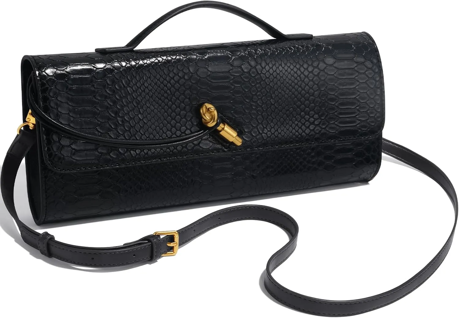 Woven Clutch Purses for Women, Formal Satchel Leather Evening Bag Shoulder Handbag