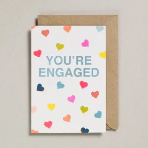 You're Engaged Riso Card