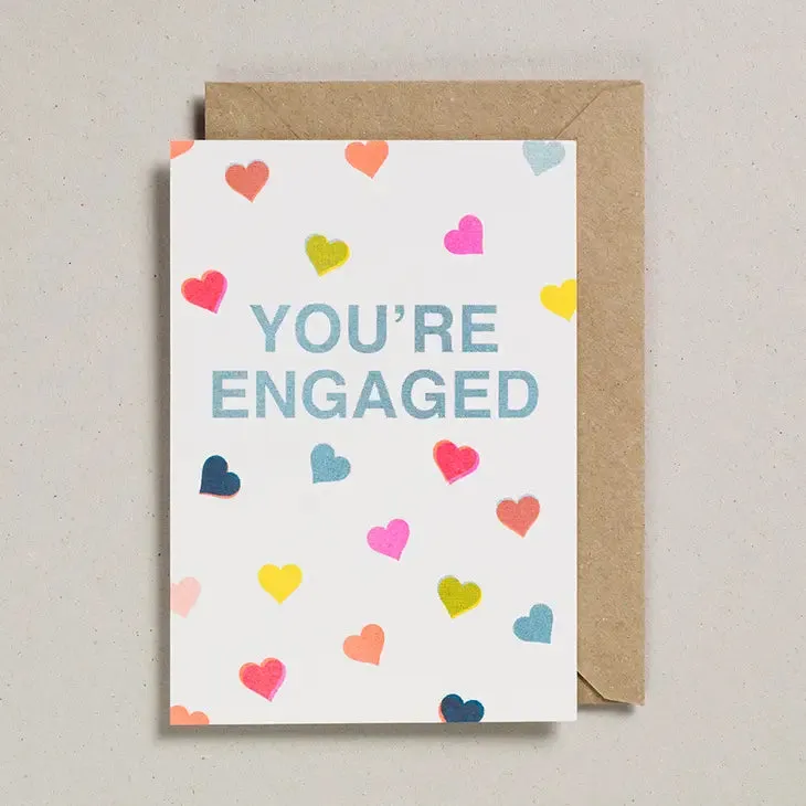 You're Engaged Riso Card