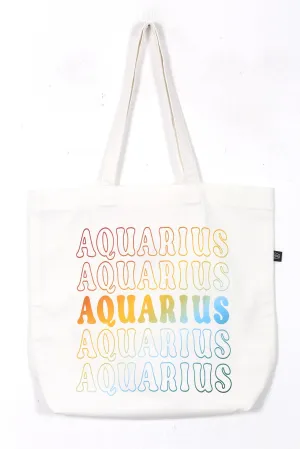 Zodiac Series Tote Bag - Aqaurius